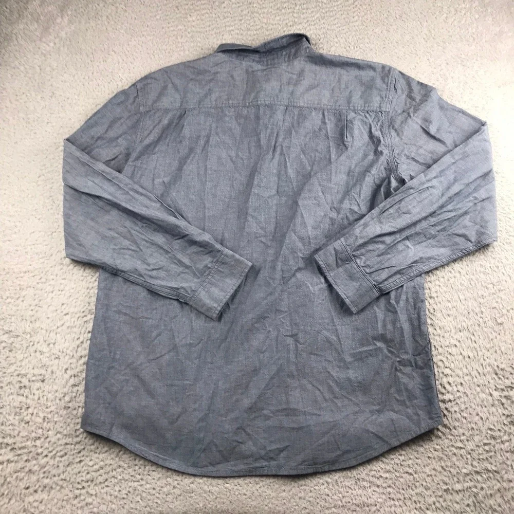 Carhartt Fort Loose Fit Midweight Chambray Long Sleeve Shirt Mens L NEW NWT